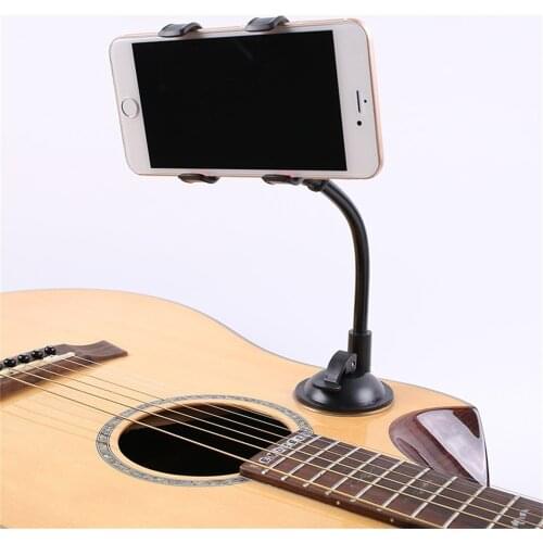 CARPRIE Guitar Sidekick Mobile Phone Stand Holder Sucker for Musician Street Singing 360 Degree Rotating Car Phone Mount Holder