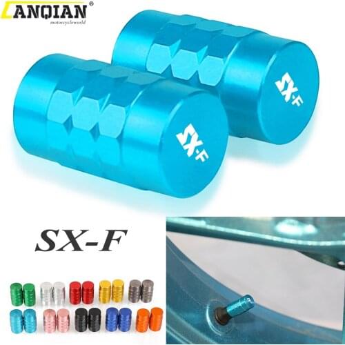 For 250SXF 350SXF 450SXF 505SXF 250 350 450 505 SXF Motorcycle Accessories CNC Wheel Tire Valve Caps Tyre Rim Stem Airdust Cover