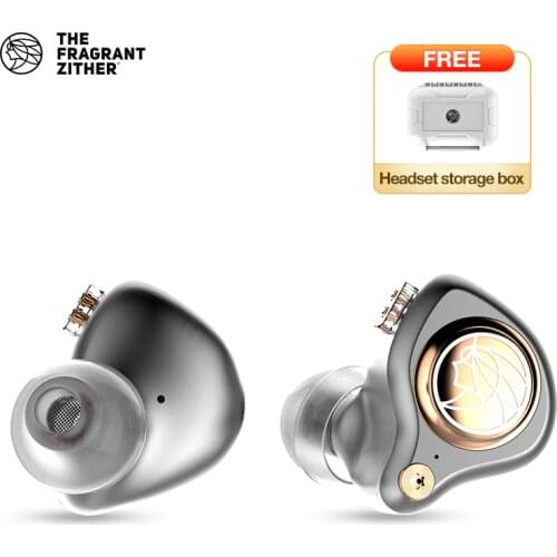 TFZ/ KING LTD Hifi Earphones,8 - core Silver-plated cable,Neckband HIFI Bass Noise Customized Dynamic Headset for iphone