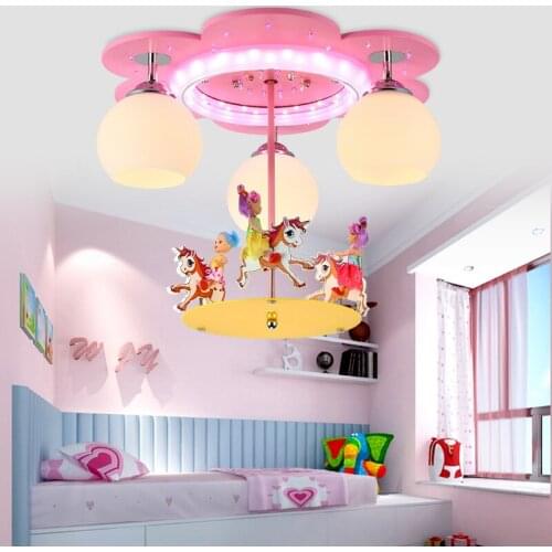Merry round led cartoon ceiling light bedroom boy girl princess Ceiling Lights lamp originality lamp LU628 ZL426