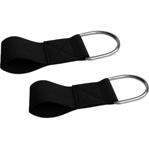 Lovoski 2x Universal Scuba Diving D Ring 2" Weight Belt Webbing Accessories