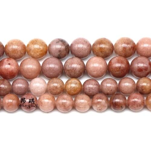 Natural Stone Purple Aventurine Round Loose Beads 4-12mm Pick Size Spacer Beads For Jewelry Making DIY Bracelets Accessories