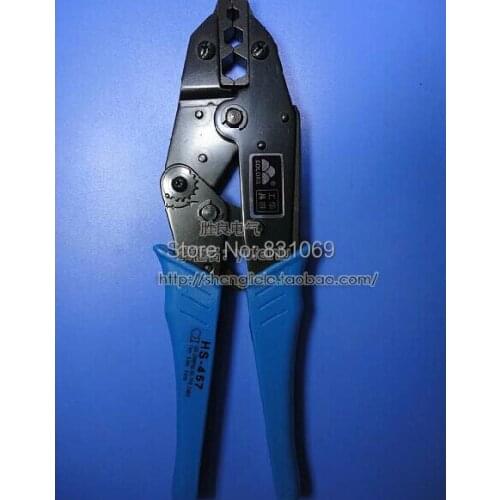 1Pcs HS-457 Coaxial Cable Ratchet Crimping Crimper Plier Brand New
