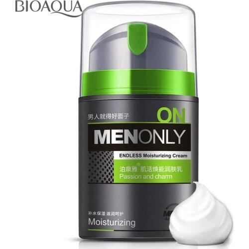 BIOAQUA Men Moisturizing Oil-control Face Cream Anti Wrinkle Anti Aging Whitening Day Cream Skin Care