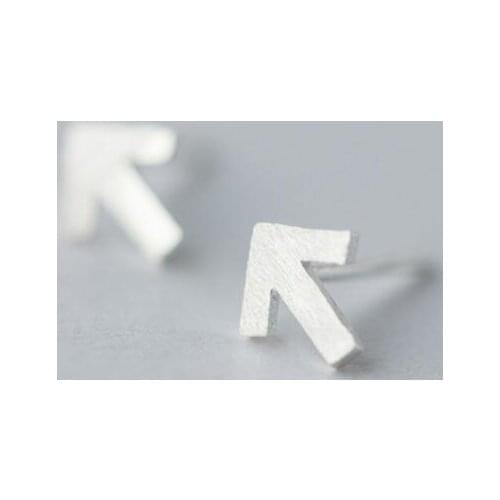Shuangshuo Vintage Arrow Shape Stud Earrings for Women Geometric Arrow Earings Fashion Jewelry Studs Earing oorbellen S042