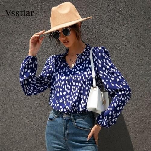 Леопардовые блузки Vsstiar China At AliExpress