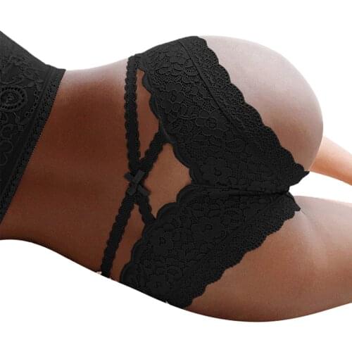 Womens underwear Fashion See Through Lace Lingerie Erotic Thin Breathable Women Briefs Sexy lingerie