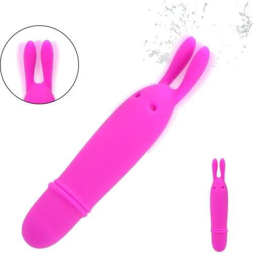 10 Speed Nipple Massager Strong Vibration Clitoris Stimulator Sex Toys for Women Silicone Rabbit Vibrator