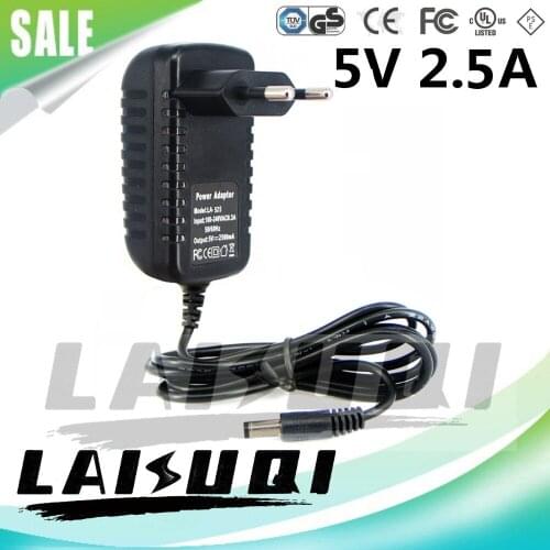 50pcs 5V 2.5A AC/DC Power Adapter Eu Plug Replace 5V 3A Supply Charger For TV Box MXQ Other LAISUQI New Special Offer