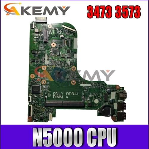 Akemy 17831-1 3C99P For Dell Inspiron 3473 3573 laptop Motherboard CN-0D95JV D95JV N5000 CPU Mainboard 100%Tested
