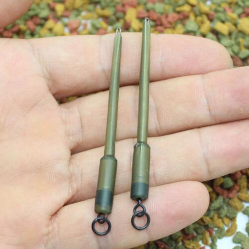 4PCS Carp Fishing Accessories Solid PVA Bags Stem Bulk Carp Bait Bags Sealing Tools Fit For Flexi Ring Swivel Terminal Tackle