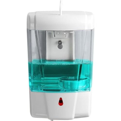 Automatic Sensor Soap Dispenser Smart Wall-Mounted Contact-Free Gel Alcohol Disinfection Mobile Phone Hand Washing Container