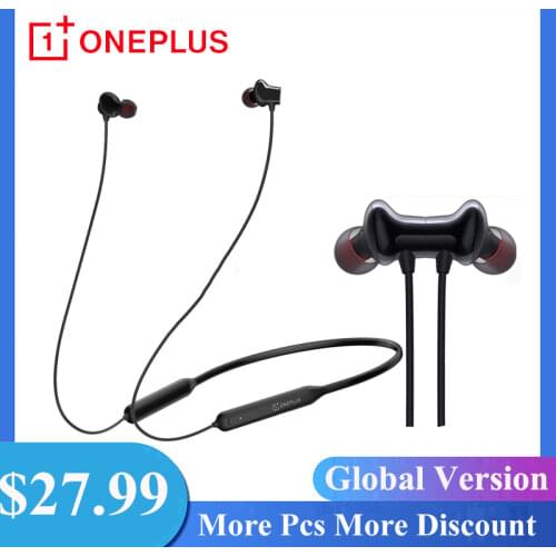 OnePlus Bullets Wireless Z Earphones Bass Edition Global Version Warp Charge Magnetic Control IP55 Quick Switch Sport Headsets