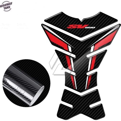 3D Carbon-look Motorcycle Tank Pad Protector Case for Suzuki SV650 SV650S SV650X