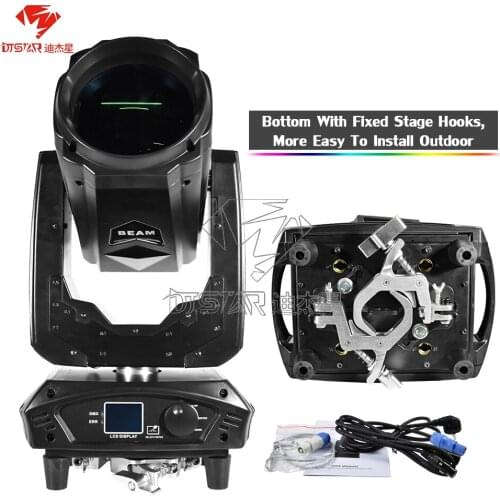 9R 260W Beam Moving Head Light Spot Lyre With 16 Prisms Color Macro Rainbow Effect Stage Music Show Party Home Disco Halloween