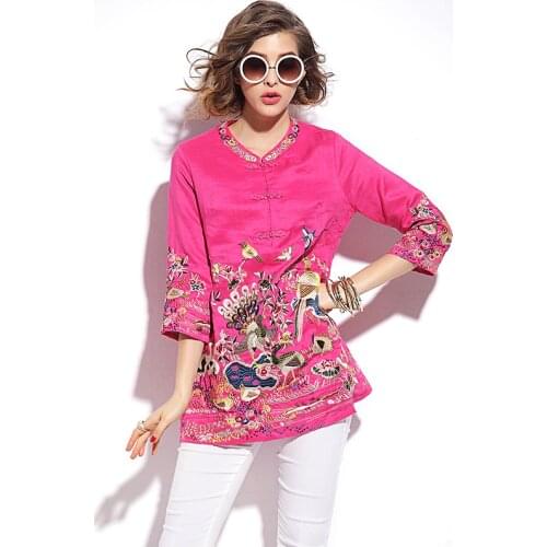 FANMUER Linen Blouses