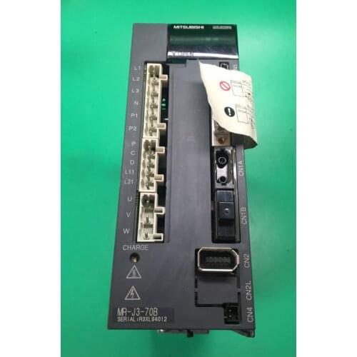 MR-J3-70B Servo driver , used in good condition . 80% appearance new , good working , free shipping