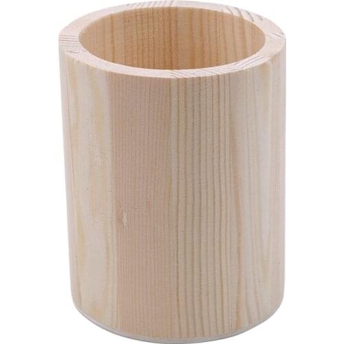 Desk Organizer Wooden Holder Pencil Pen Box Kids DIY Coloring Case Tools Creative Desk Organizer Office Accessories