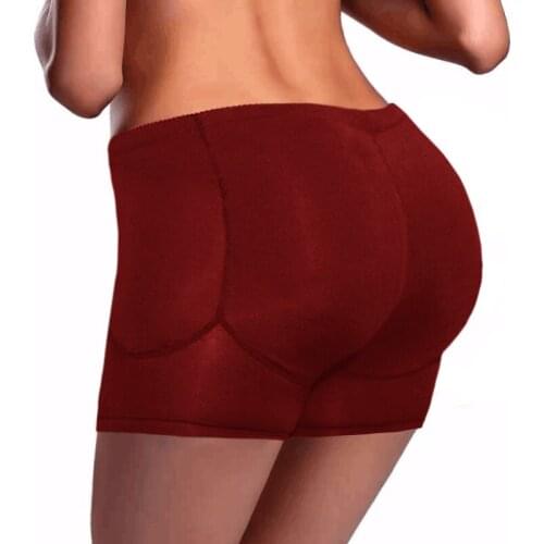 New Summer S-3XL Plus Size Pants for Women Solid Color Middle Waist Thick Sexy Fake Buttock Body Lift Hip Panties Women Clothing