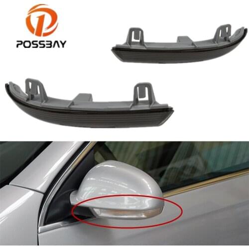 POSSBAY 1 Pair Rear View Mirror Dynamic Turn Signal Light For VW Volkswagen Passat Jetta Sagitar Stop Parking Indicator Light
