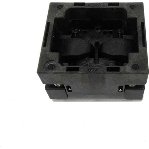 QFN8 MLP8 WSON8 DFN8 Burn in Socket Open Top Pogo Pin with Pin Pitch 0.65mm Chip Size 3x3 Flash Adapter IC test burn in socket