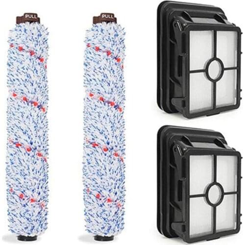 Multi-surface vacuum cleaner brush roller L and filter series for Bissell Crosswave 1785Q, 1785F, 1785B Hot suitable 1608022