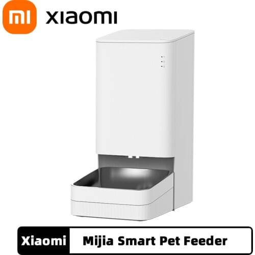 Xiaomi Mijia Smart Pet Feeder Automatic Feeding Timing Design Keep Food Fresh Make a Pet Diet Plan Work With Mi Home App