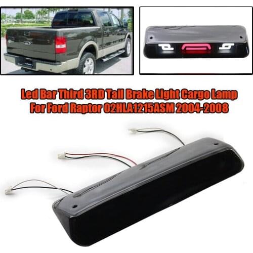 NEW-LED Rear High Lever Third 3Rd Brake Stop Light Tail Lamp for Ford F150 Raptor 2004-2008 Explorer Lincoln 02HLA1215ASM