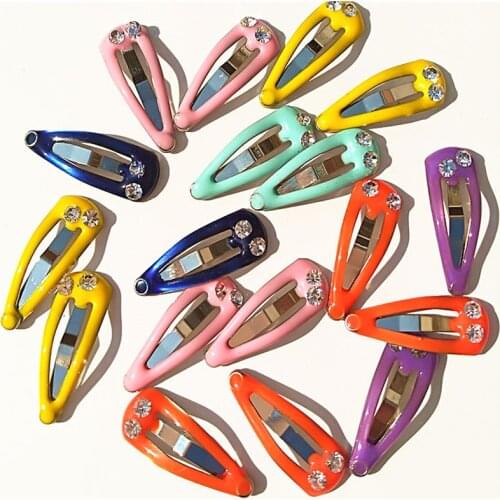 Pet Hairpin BB Hair Clips Grooming Accessories 2cm mini dog hairpin drop oil drop clip bb clip pet jewelry100pcs/lot