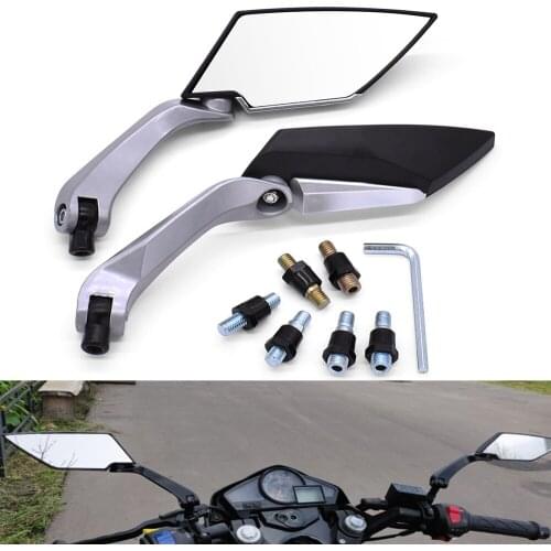 For Ducati HYPERMOTARD 821 939 1100 796 SP SS800 SS900 SS1000 Motorcycle Mirror Scooter E-Bike Back Side Rear View Mirrors Black