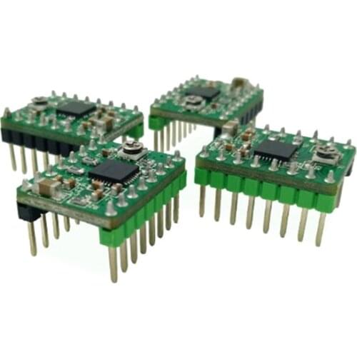 KuaiJieWei 3d printer accessory A4988 stepper motor driver reference delivers heat sink red RS/0.2 ohms green RS/0.1 ohms