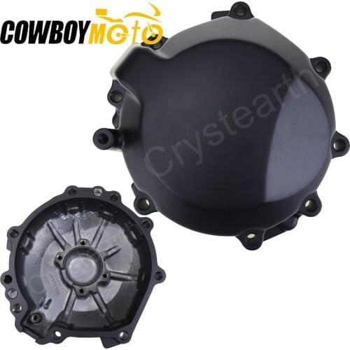 Motorcycle Aluminum Left Engine Cover Motor Stator Crankcase For Kawasaki Ninja ZX10R ZX 10R ZX-10R 2006-2010 06 07 08 09 10