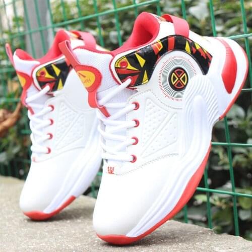 Hot Men Basketball Shoes High Top Breathable Sneakers Men Outdoor Non-Slip Athletic Fashion Tennis Sport Shoes Male Zapatillas