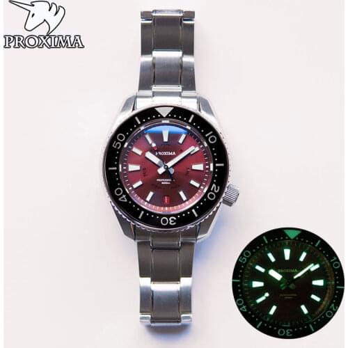 Proxima 2021 Mens And Womens Casual Mechanical Watch Automatic 300m Diving Brand Watch C3 Super Bright Sapphire Watch NH36