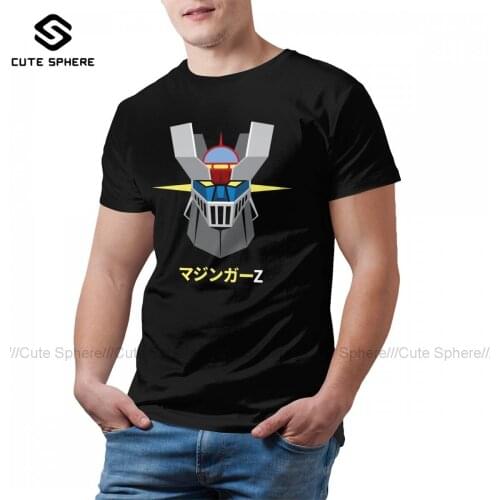 Mazinger Z T-Shirt Streetwear Cute 100 Cotton T Shirt Graphic Short Sleeve Tee Shirt Male 4xl