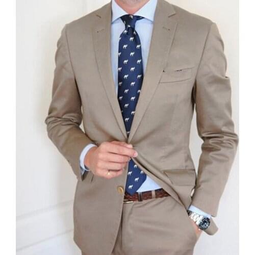 Custom Fashion Luxury Two Button Solid Made Men Suits Slim Fit Groom Tuxedo For Wedding Dinner Party Male Clothing 2 Piece