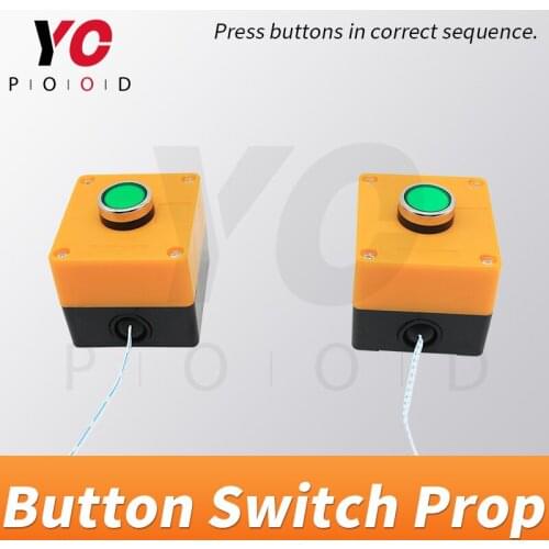 Button Switches real life escape room prop press correct password to unlock console switch game supplier YOPOOD