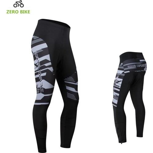 ZERO BIKE Mens Outdoor Mountain Bike Long Pants Spring/Autumn Cycling Riding Professional 3D Gel Padded