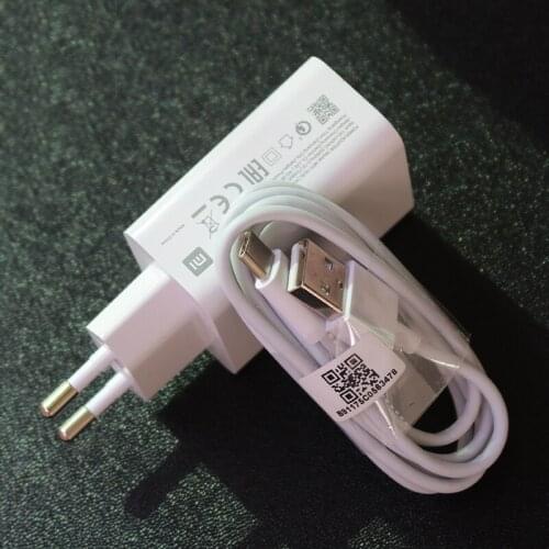 XiaoMi 27W Original Charger Redmi K30 Pro K20 usb type-c cable QC3.0 Turbo Charge adapter For Mi 11 10 Ultra 9 Pro Poco X3 NFC