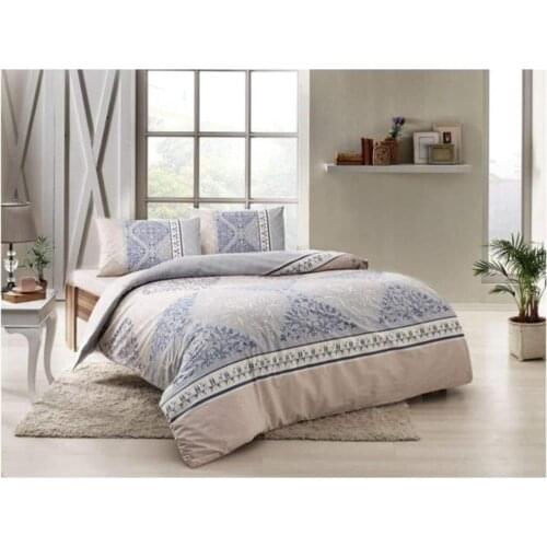 TAÇ Double Ranforce Duvet Cover Set Talia Dried Rose- Duvet Cover: 200x220 cm Bed Sheet: 240x260 cm Pillowcase: 50x70 cm (2 Pcs)