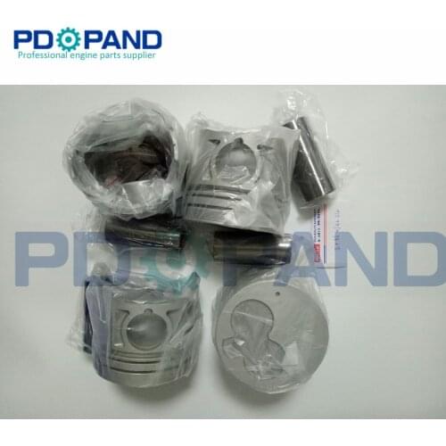 Whole Set of Standard Size Pistons For Isuzu TROOPER 3100 TDI/PICK-UP 3100 TD 4JG2 4JG2T With Pin and Clips