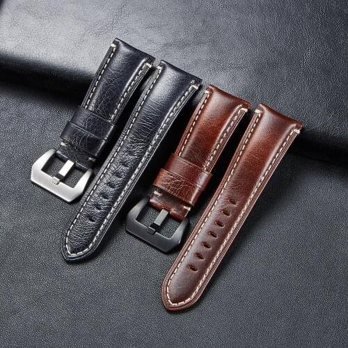 Cow Leather Watch Strap Band 20mm 22mm 24mm 26mm Watchband Replacement Bracelet Watch Accessories for Panerai