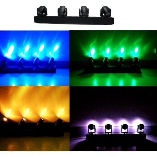 LED beam effect moving head light 4x10W RGBW professional family party DJ ballroom DMX stage lighting