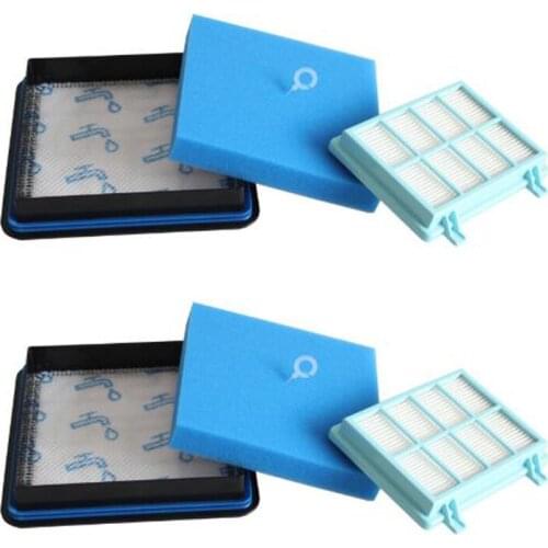 Pack of 2 Filter Set for PowerPro Compact FC9331 FC9332 FC8010 Vacuum Cleaners