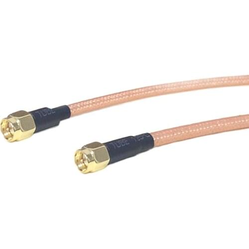 WIF Antenna Extension SMA Male Plug Switch SMA Male RF Cable Adapter RG400 50cm/100cm wholesale price low loss