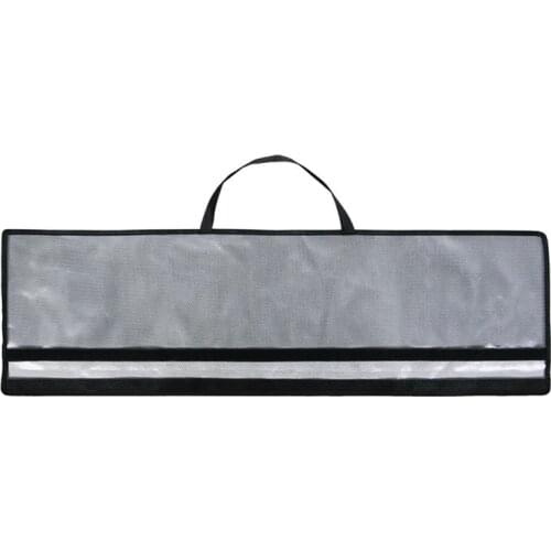 106.5X27cm Convenient Transparent PVC Bag for Fishing Rod Reel Line and Other Fishing Gears Storage Bag,Fishing Bag
