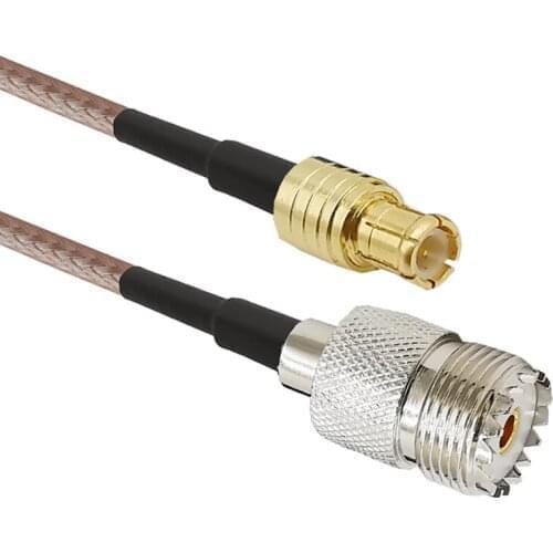 1-15M UHF SO239 Female to MCX Male Straight Pigtail Cable UHF (PL259) Jack to MCX Plug connector RG316 Cable