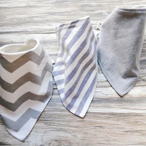 1 sets Baby Boy Girls Saliva Towel Bandana Bibs Dribble Triangle Kids Head Scarf