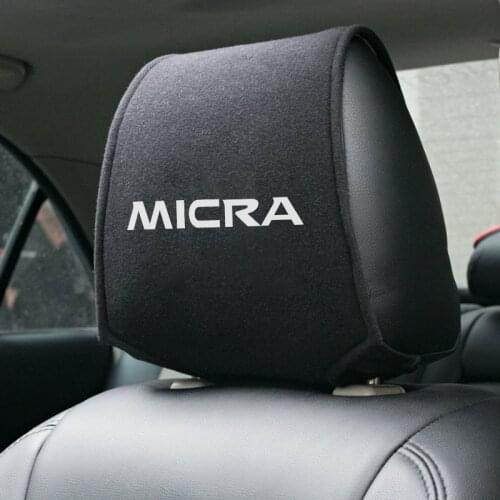 1PCS Hot car headrest cover fit for Nissan Micra K11 K12 K13 K14 Car-Styling Accessories