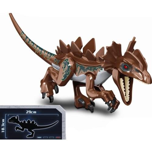 2021 Jurassic Animal World Dinosaur Park Dragon Mini Dinosaur Egg Atiocn Figures DIY Model Building Blocks Bricks Toys Gifts